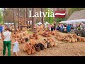 Shopping in basket paradise🧺│Travel to Latvia vlog│Crafts market│Small flea market│Haul