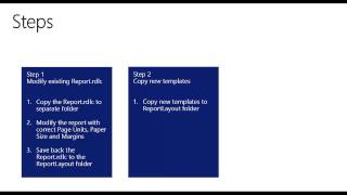 How Do I Create and utilize template reports in Microsoft Dynamics NAV 2013 R2