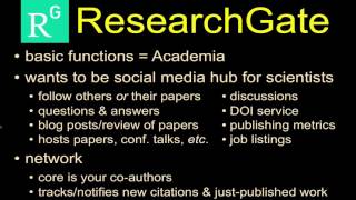 What is ResearchGate \u0026 how can I use it