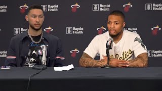 A HUGE DAMIAN LILLARD AND BEN SIMMONS TRADE TO THE MIAMI HEAT COULD HAPPEN