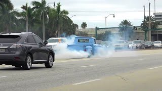 SO MANY BURNOUTS!! | Cars and Coffee Palm Beach November 2019 [Part 3]