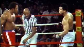 George Foreman Vs Muhammad Ali - Oct 30 1974  - Entire Fight - Rounds 1 - 8 And Interview