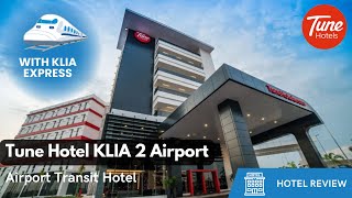 Tune Hotel KLIA 2 Malaysia Day-Use Review \u0026 How to Get There | 6 Hours of Comfort + Free Meal