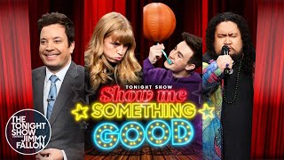 Show Me Something Good: Spinning Basketballs, Singing Multiple Notes at Once | The Tonight Show