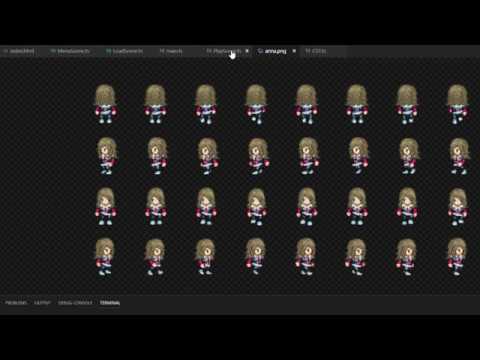 Phaser 3 Game Tutorial 07 Basic Physics And Input Youtube