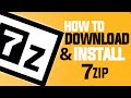 How to download & install 7zip software on windows computer