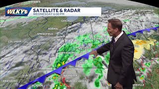 Showers continue tonight, Trending drier Thursday