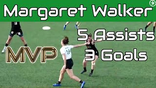 Margaret Walker | 3G 5A | MVP Highlights Wisconsin vs. Colorado | College Champ Pre-Quarters 2019