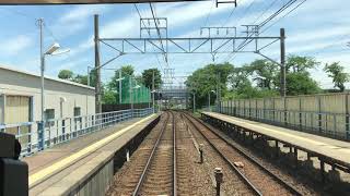 【前面展望】名鉄 犬山線 犬山口駅(IY14)～犬山駅(IY15) 3100系