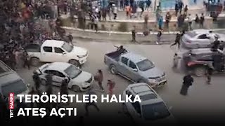 Rakka'da gösteri: Terör örgütünü istemeyen halka ateş açtılar