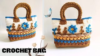 CROCHET BAG " CLASSIC BAG FOR BEGINNERS ( subtitle )