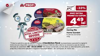 Foloseste cuponul din revista si ai Hering file Home Garden în ulei sau sos tomat la un pret special