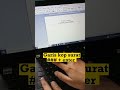 CARA MEMBUAT GARIS LURUS DI MS WORD DALAM HITUNGAN DETIK ..