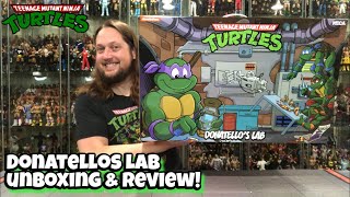 Donatello's Lab NECA Teenage Mutant Ninja Turtles Unboxing \u0026 Review!