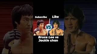 Bruce Lee vs Jackie Chan💪  |#shorts #trending #like #subscribe