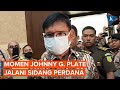 Momen Mantan Menkominfo Johnny Plate Jalani Sidang Perdana Dugaan Korupsi BTS