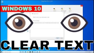 ClearType Text Makes Windows 10 Easier To Read