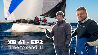 Between arrival and maiden voyage. FULL SEND winter sailing! XR 41 [EP2]