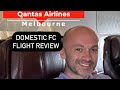 Review of Qantas and their Domestic Business Class from SYD-MEL