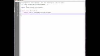 JAVA Tutorial: Making a GUI Part 1