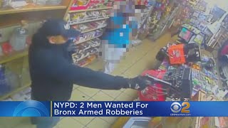 2 Men Wanted In Bronx Armed Robberies