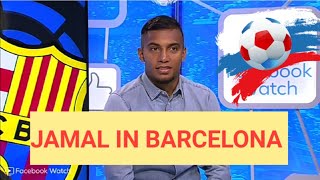 Jamal Bhuyan in LaLiga Commentary box