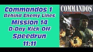 Commandos 1 - Behind Enemy Lines - Mission 14 - D-Day Kick Off - Speedrun