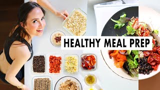 MEAL PREP | 8 ingredients for healthy, flexible recipes all week (+ shopping list)