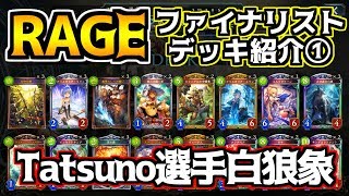 【エルフ厨 #343】RAGEファイナリストTatsuno選手使用！白狼象エルフ！【シャドウバース】【Shadowverse】