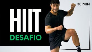 Treino de 30 minutos para gastar 500 calorias todos os dias em casa | Cardio hiit