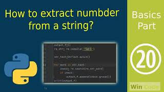 How to extract number from a string in python? python for beginners