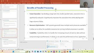 147 - Additional ABAP Concepts - Parallel Processing - Introduction and Benefits