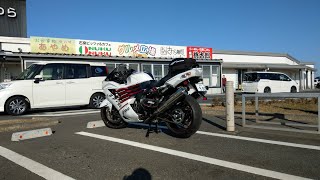 すげぇバイクがいた！道の駅 水の郷さわら