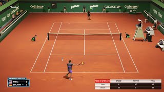 Taylor Fritz vs Dustin Brown ATP Tierra /AO.Tennis 2 |Online 22 [1080x60 fps] Gameplay PC