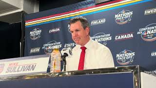 USA coach Mike Sullivan on early fights, clinching spot in 4 Nations Final