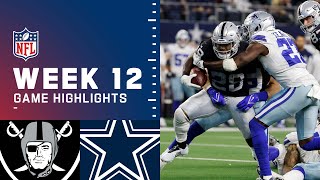 Raiders vs. Cowboys Week 12 Highlights | NFL 2021