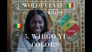 LEARN WOLOF | Kaay ñu jàng Wolof Lesson 5. Wirgo yi - Colors | Senegalese Twisted