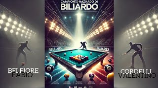 CORDELLI VALENTINO VS BELFIORE FABIO Campionato Italiano BILLIARD TV