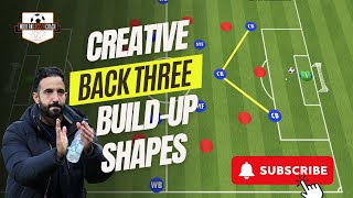 Coaching A Flexible Back 3 Shape in Build-Up!! (Possession with a Purpose \u0026 Ruben Amorim Example)