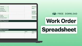 Creating a Work Order Spreadsheet (w/ Free Template) | Fleet Management Tools