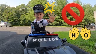 孩子角色扮演游戏｜扮演小警察游戏 ｜夏天變成帥氣小女警Summer pretend to be a police