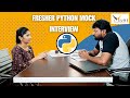 Fresher Python Mock Interview  | Technical Round | Best Training Institute in Hyderabad