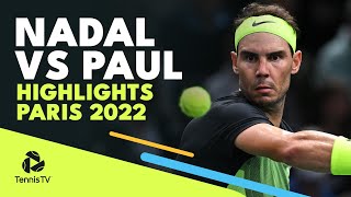 Rafa Nadal Vs Tommy Paul | Paris 2022 Highlights