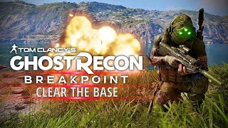 SOLO INFILTRATION | CINEMATIC STEALTH | CLEAR THE BASE #2 | GHOST RECON BREAKPOINT