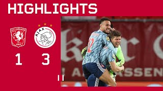 Highlights | FC Twente - Ajax | Eredivisie | HUNTELAAR TO THE RESCUE