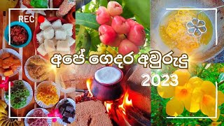 අපේ ගෙදර අවුරුදු 2023/ පරක්කු වුණ මගේ අලුත් අවුරුදු video එක/🌼 Sinhala Hindu Happy New Year 2023🌼