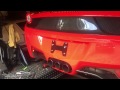 2014 ferrari 458 spider remote control exhaust valve demonstration