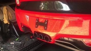 2014 Ferrari 458 Spider Remote Control Exhaust Valve Demonstration