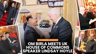 Lok Sabha अध्यक्ष Om Birla London में House of Commons के Speaker से मिले