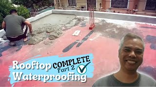 Concrete Rooftop Complete Waterproofing | Cost and Procedure | Part 2 of 2